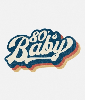 Μπλουζάκι γέννησης δεκαετία 80